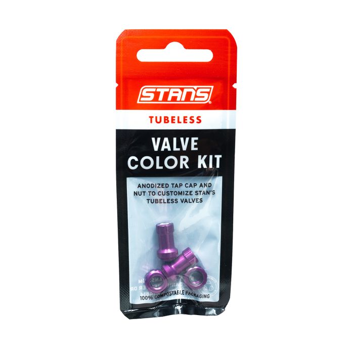 Afbeelding laden in galerijviewer, Stan's tubeless valve color kit - purple
