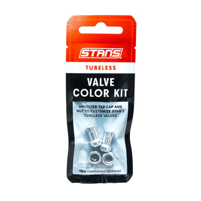 Afbeelding laden in galerijviewer, Stan's tubeless valve color kit - silver
