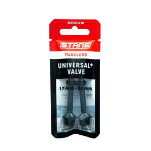 Stan's tubeless universal+ valves - medium - black