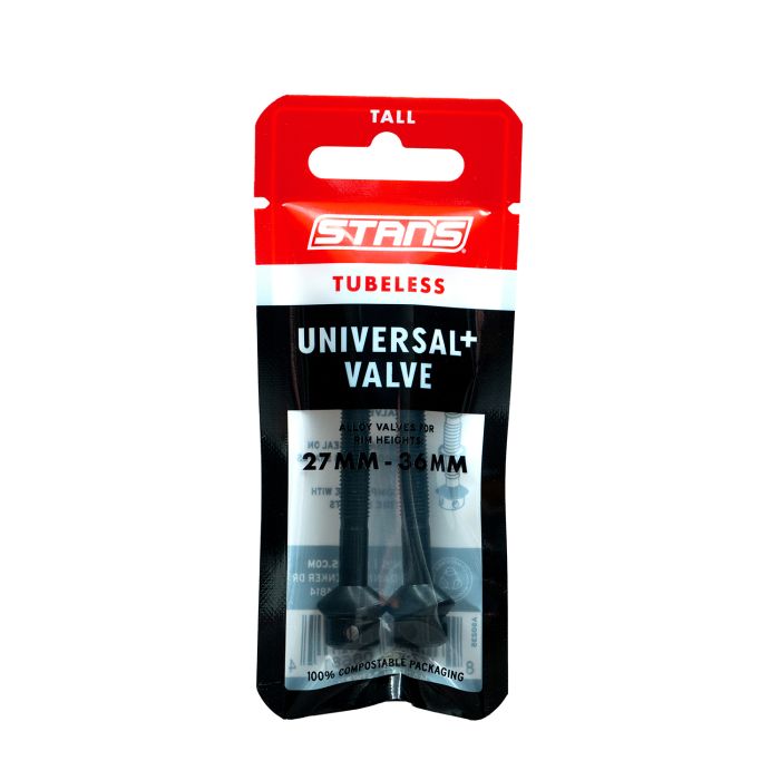 Afbeelding laden in galerijviewer, Stans stan's tubeless universal+ valves - tall - black
