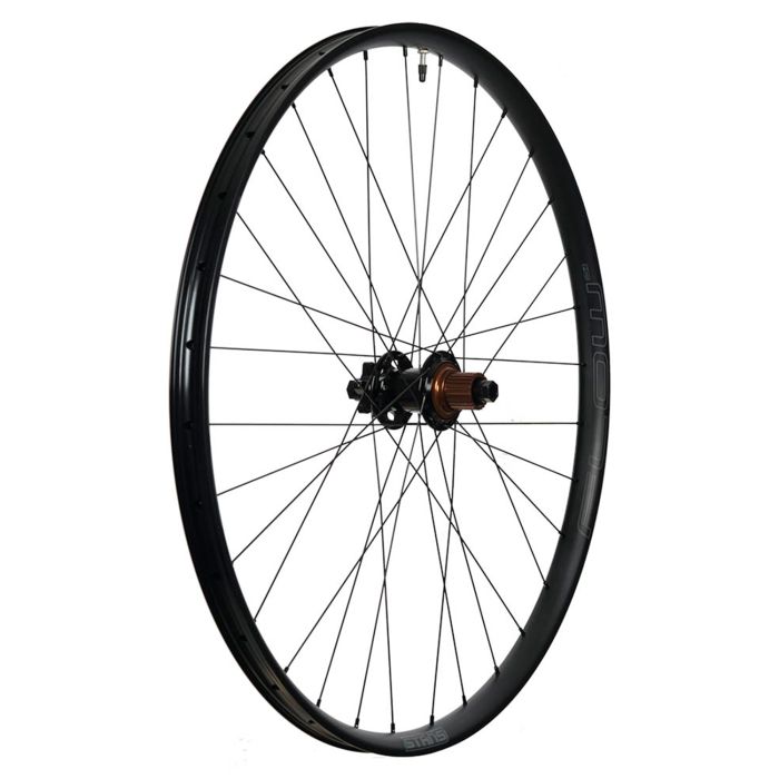 Afbeelding laden in galerijviewer, Stan's flow mk4 rear wheel - 27,5'' - 12x148 ta - shimano micro spline - 6-bolt - gray
