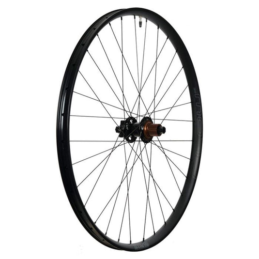 Stan's flow mk4 rear wheel - 27,5'' - 12x148 ta - shimano micro spline - 6-bolt - gray