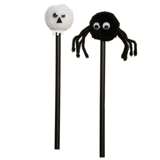 Schedel spin - pom pom potlood