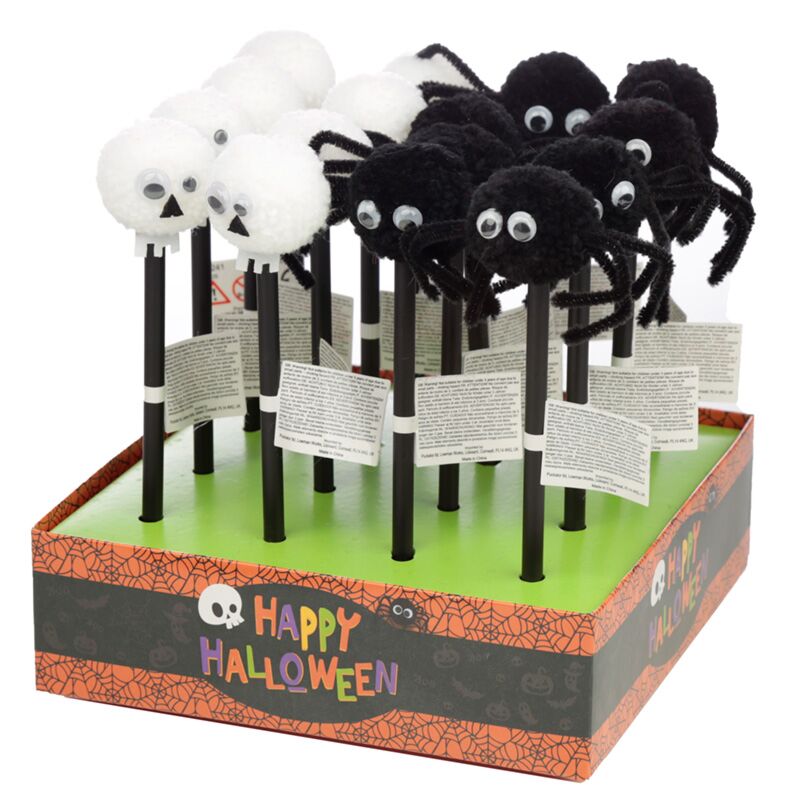 Load image into Gallery viewer, Schedel spin - pom pom potlood
