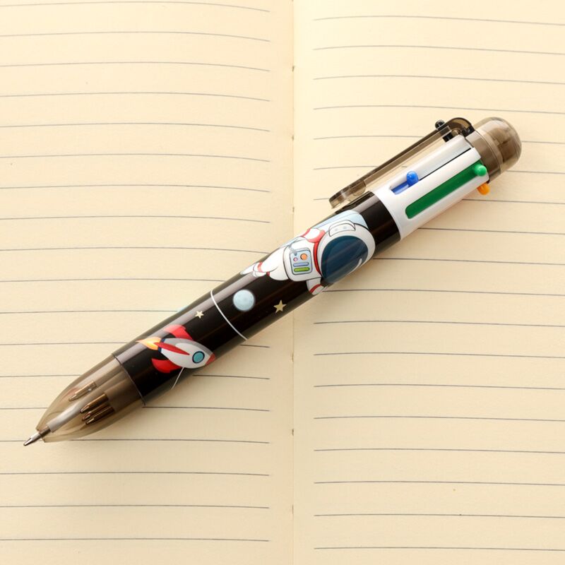 Load image into Gallery viewer, Hello space meerkleurige pen (6 kleuren)
