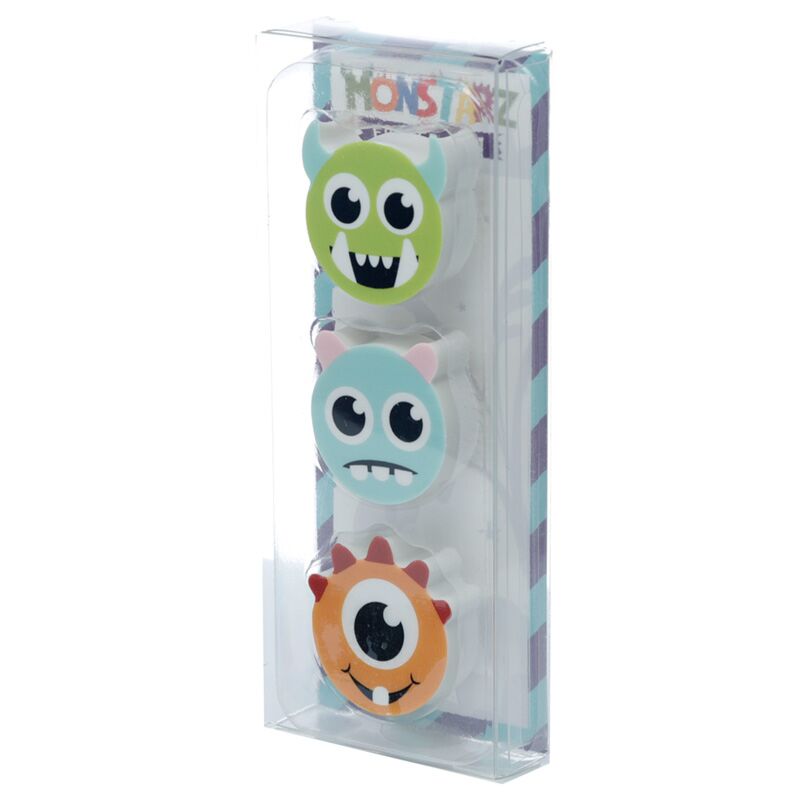 Load image into Gallery viewer, Set van 3 monstarz monster gummen
