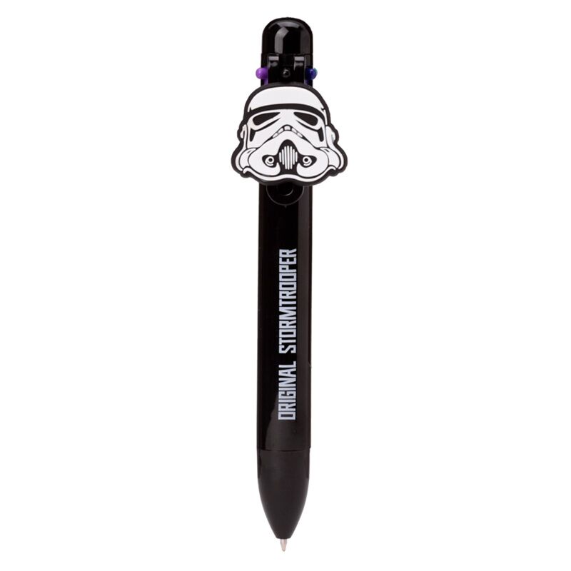 Load image into Gallery viewer, The original stormtrooper meerkleurige pen (6 kleuren) met bedeltje
