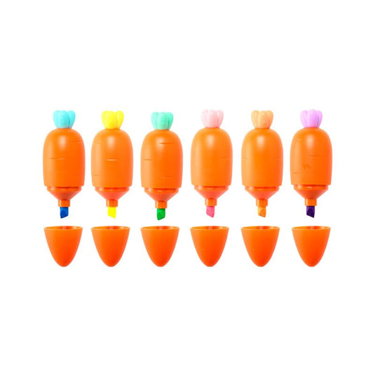 Inkredible wortel highlighter pen set van 6