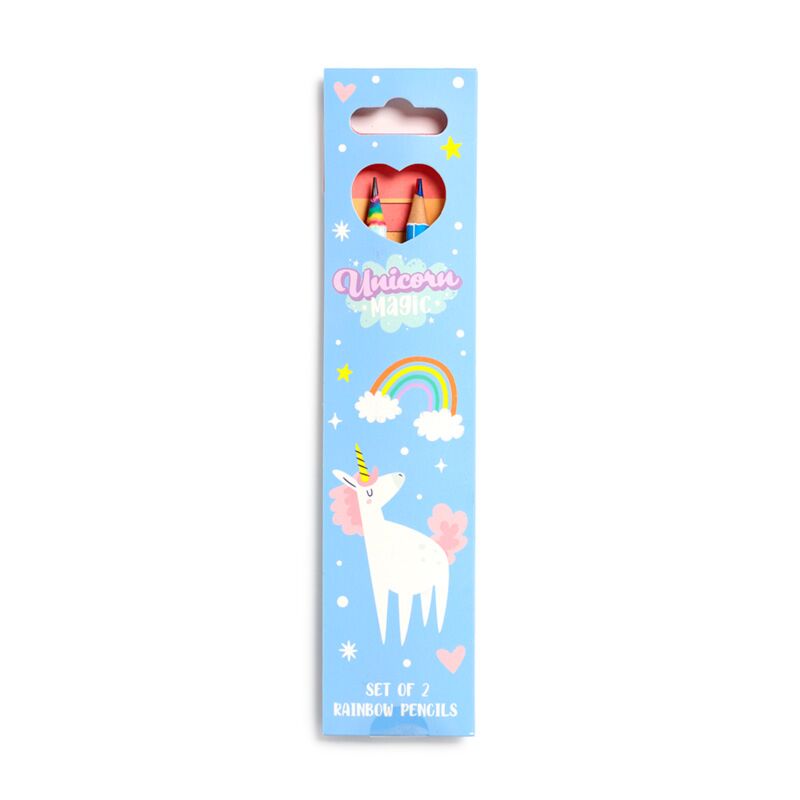 Load image into Gallery viewer, Unicorn magic set 2 regenboog potloden

