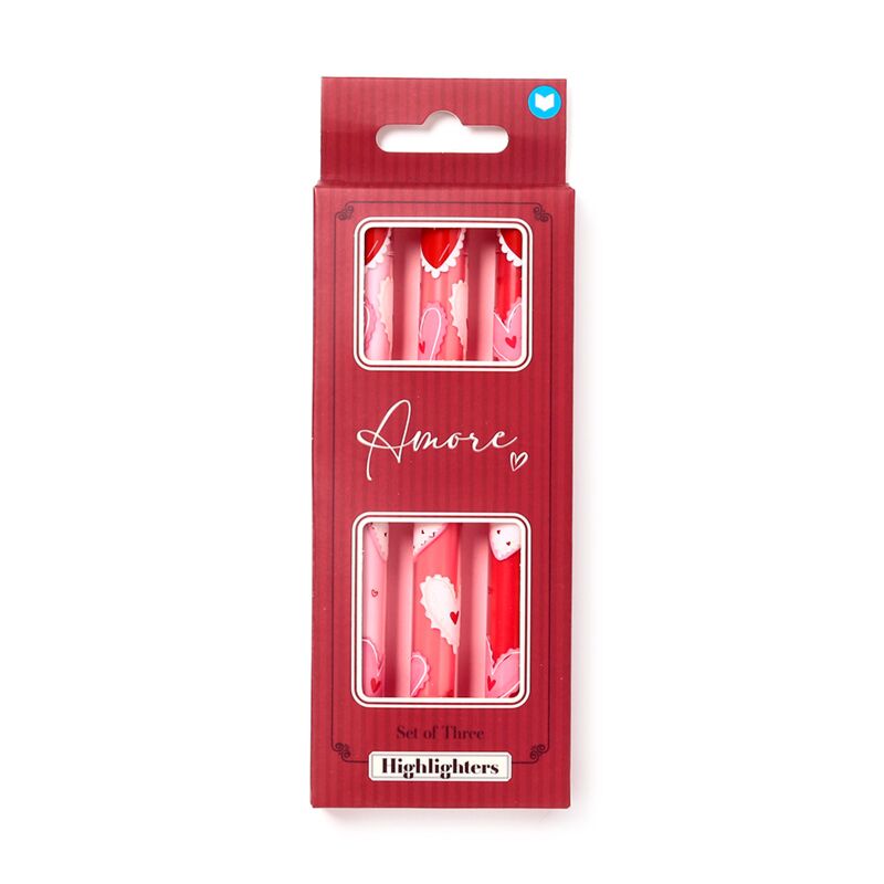 Load image into Gallery viewer, Amore hart pop top highlighter set van 3
