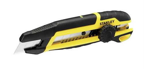 Stanley afbreekmes 18mm ku. drukknop