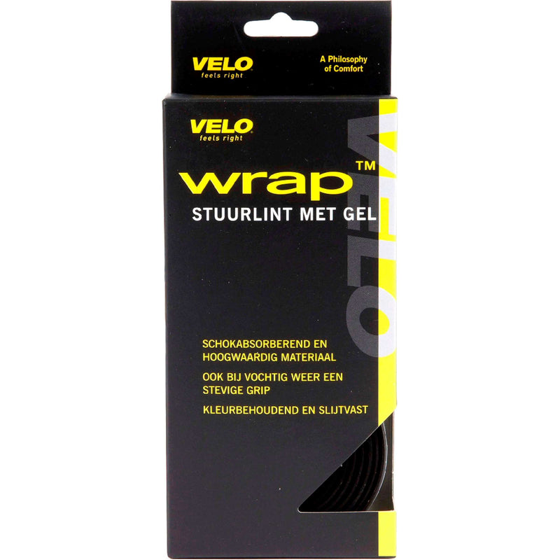 Load image into Gallery viewer, Velo handvat stuurtape gel, zwart met kurkprint
