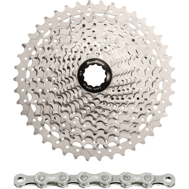 Spanninga sunrace combipack csms3 10v 11-40t met ketting cn10a