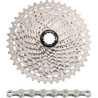 Spanninga sunrace combipack csms3 10v 11-42t met ketting cn10a