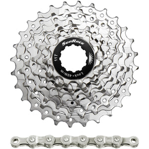 Spanninga sunrace combipack csr91 9v 11-25t met ketting cnm94