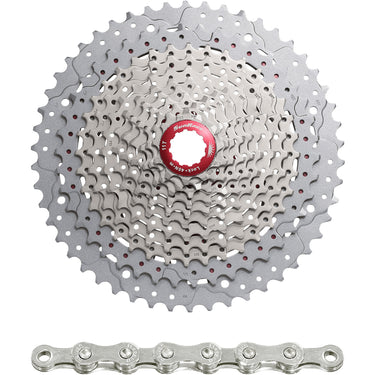 Spanninga sunrace combipack mx8 11v 11-46t met ketting cn11a
