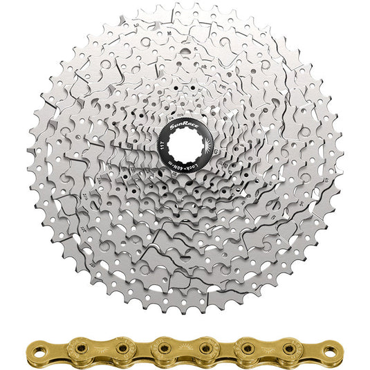 Spanninga sunrace combipack mz933 12v 10-51t micro met ketting cn12z