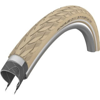 Schwalbe delta cruiser plus creme 28x1.40 37-622 reflectie