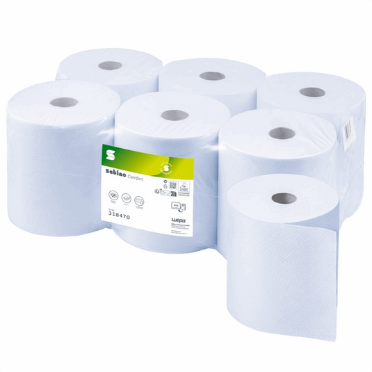 Satino sys1 greengrow handdoekrol 2-laags 175 meter (6 stuks)