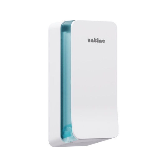 Satino toiletroldispenser dubble rol voor 2 systeemrollen wit