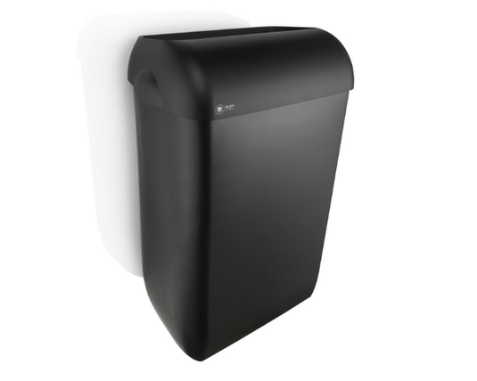 Satino black afvalbak kunststof (43 liter)