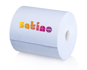 Satino poetsrol industrieel blauw (2x350m)