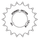 Sturmey-archer europa n.v. sa tandwiel 1 8 vlak 18t