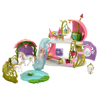 Schleich Bayala Glinsterend bloemenhuis met eenhoorns, me