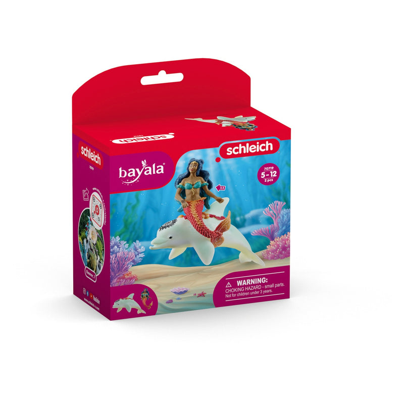 Load image into Gallery viewer, Schleich Bayala Isabelle op dolfijn
