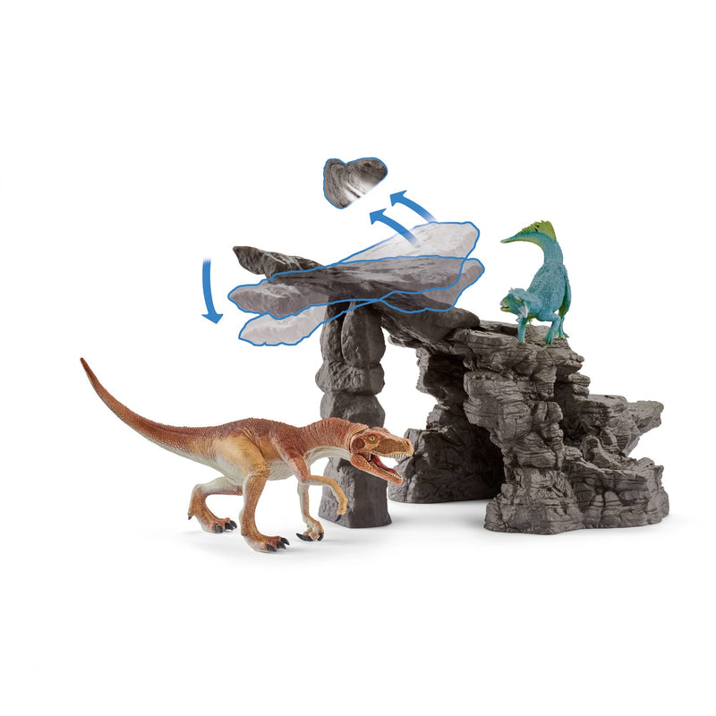 Load image into Gallery viewer, Schleich DINOSAURS Set met Grot 41461
