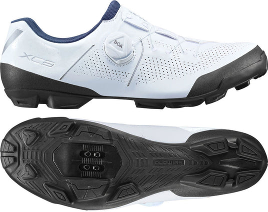 Shimano sh-xc302 white - mtb shoes wide | 45