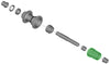 Shimano hg-spline l road 11 12-speed steel freehub body for fh-tc500-hl wh-rx180