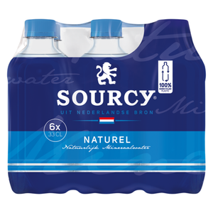 Sourcy blauw mineraalwater naturel (6x33cl)