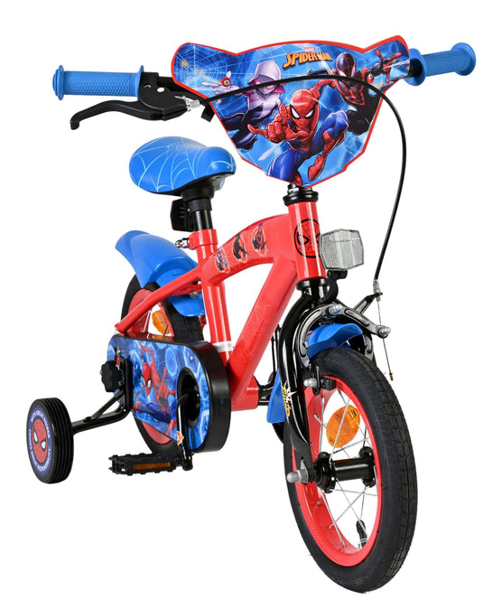 Spiderman 12 fiets rood blauw 20502