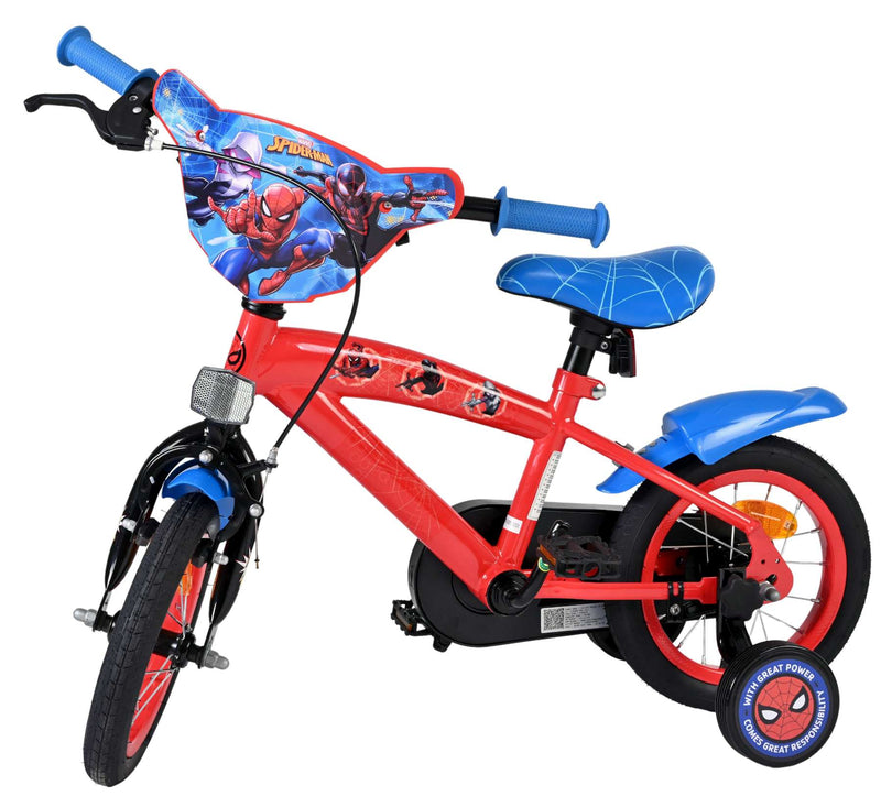 Load image into Gallery viewer, Spiderman 12 fiets rood blauw 20502
