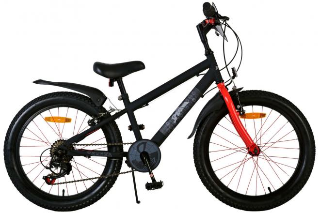 Load image into Gallery viewer, Spider-Man - Kinderfiets - Jongens - 20 inch - Mat Zwart - 2 Handremmen
