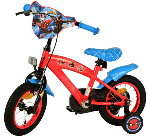 Spider-Man Kinderfiets - Jongens - 12 inch - Blauw Rood