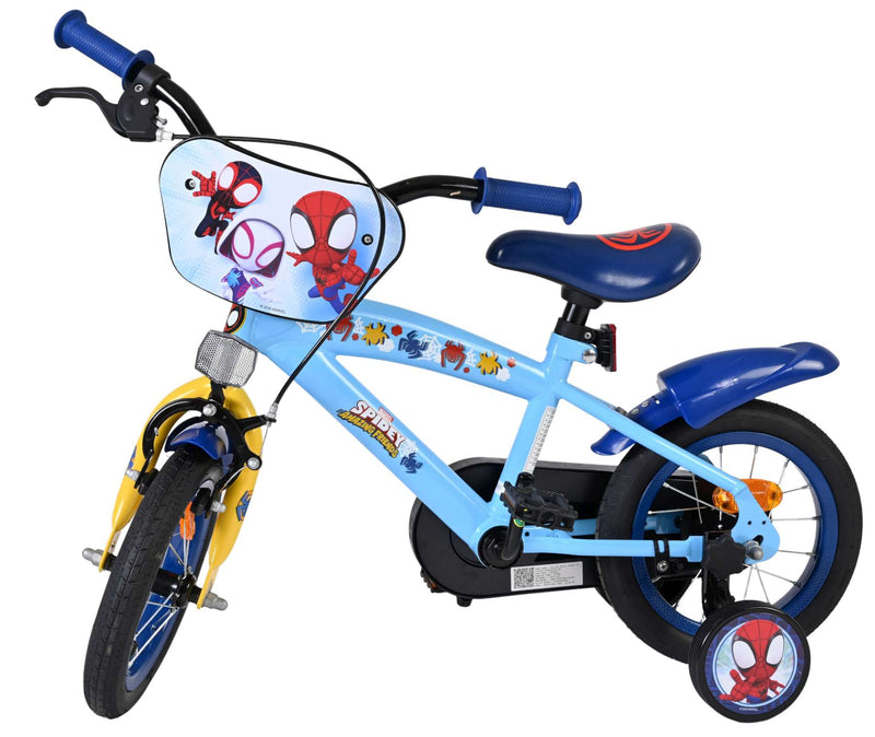 Load image into Gallery viewer, Spidey und seine tollen freunde spidey kinderfiets - jongens - 12 inch - blauw

