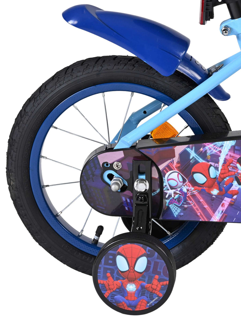 Load image into Gallery viewer, Spidey und seine tollen freunde spidey kinderfiets - jongens - 14 inch - blauw
