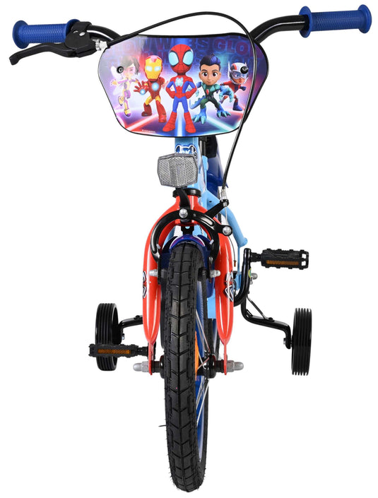 Spidey und seine tollen freunde spidey kinderfiets - jongens - 14 inch - blauw