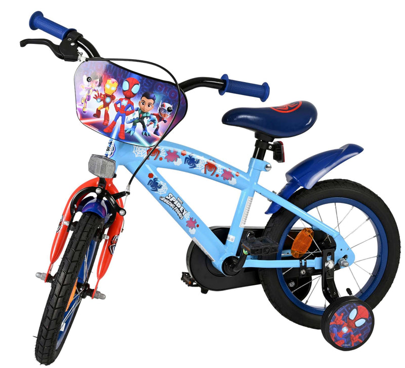 Load image into Gallery viewer, Spidey und seine tollen freunde spidey kinderfiets - jongens - 14 inch - blauw
