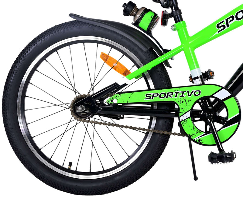 Load image into Gallery viewer, Volare Sportivo Kinderfiets - Jongens - 20 inch - Groen
