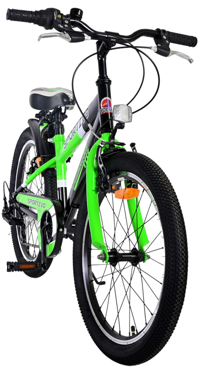 Load image into Gallery viewer, Volare Sportivo Kinderfiets - Jongens - 20 inch - Groen - 7 versnellingen
