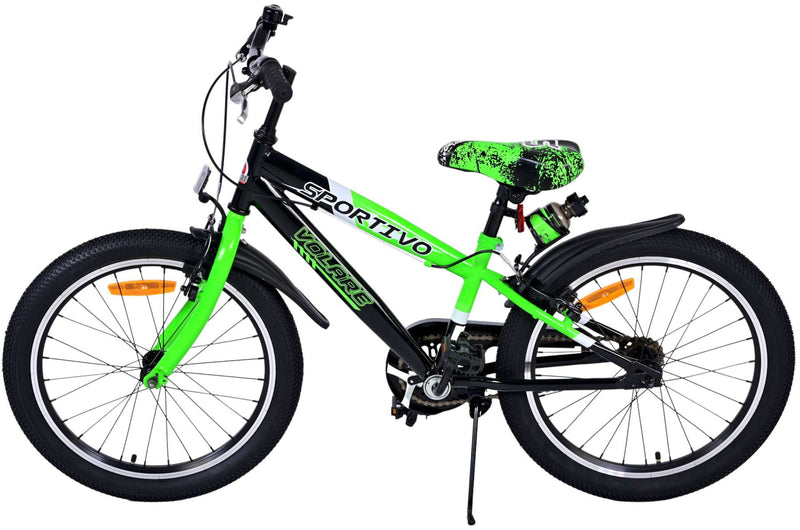 Load image into Gallery viewer, Volare Sportivo Kinderfiets - Jongens - 20 inch - Groen - Twee handremmen
