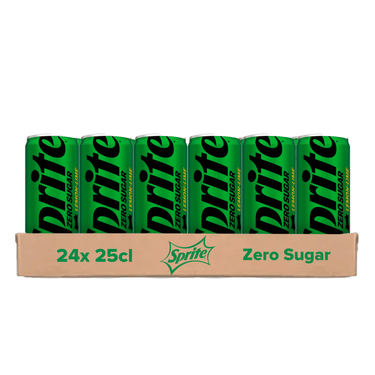 Sprite zero sugar blik (24x25cl)