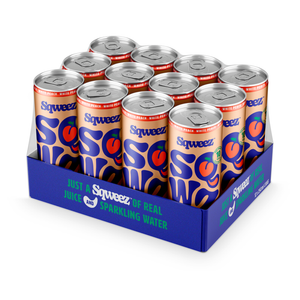 Sqweez white peach blik (12x 250ml)