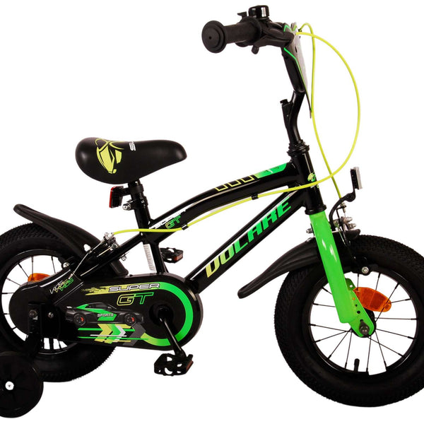 Volare Super GT Kinderfiets - Jongens - 12 inch - Groen - Twee handremmen