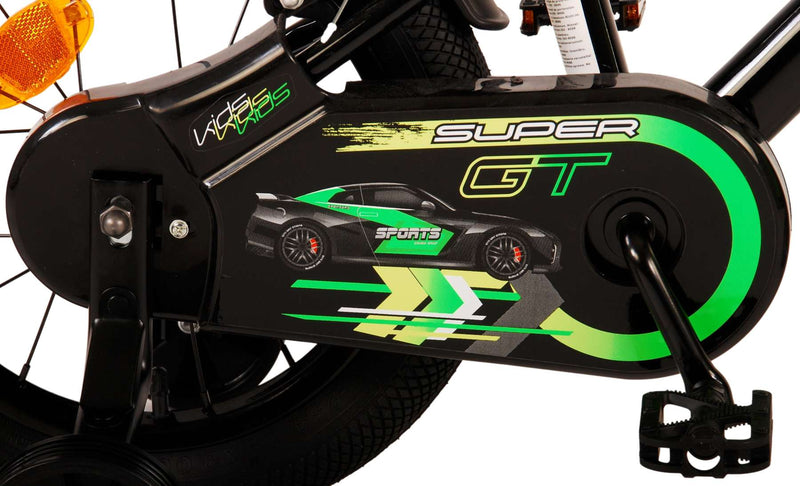 Load image into Gallery viewer, Volare Super GT Kinderfiets Jongens 14 inch Groen Twee handremmen

