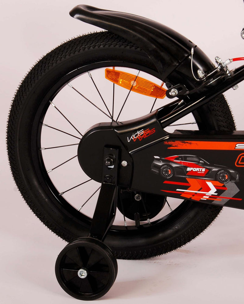 Load image into Gallery viewer, Volare Super GT Kinderfiets Jongens 16 inch Rood Twee handremmen
