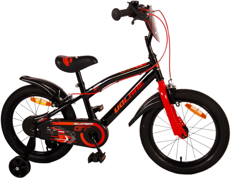 Load image into Gallery viewer, Volare Super GT Kinderfiets Jongens 16 inch Rood Twee handremmen
